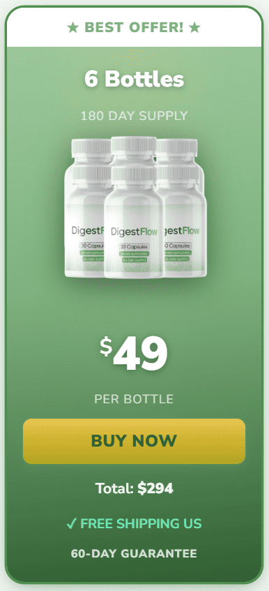 digestflow 6 bottles price